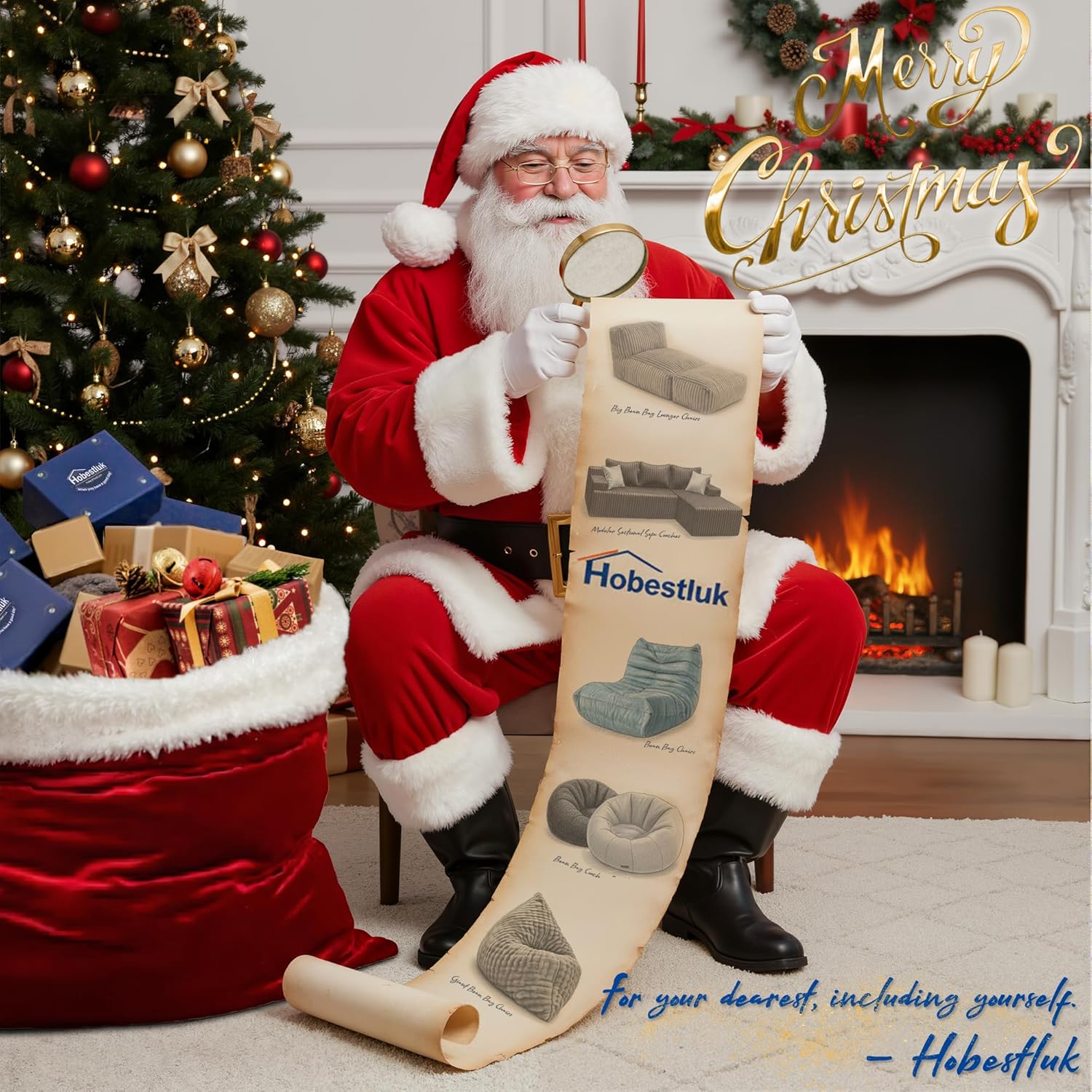 Hobestluk Giant Bean Bag Chair Lazy Floor Sofa, Memory Foam Fireside Sofa for Adults, Big Beanbag Faux Leather Armless Chair for Living Room Bedroom Dorm Office (Brown Leather)